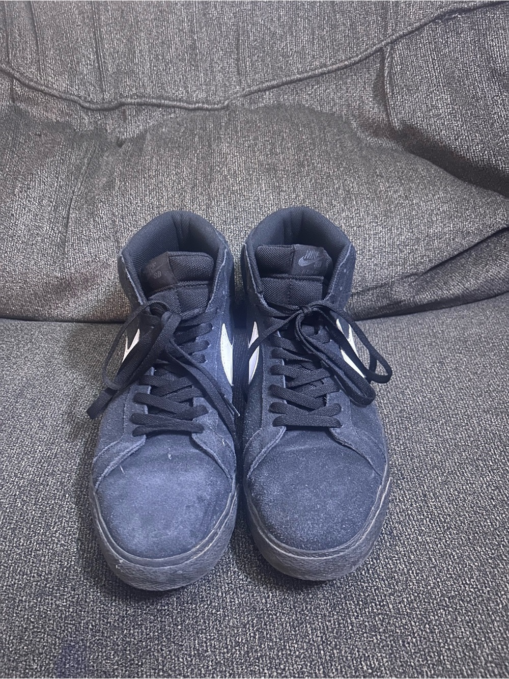 Nike SB blazers black with white swoosh
